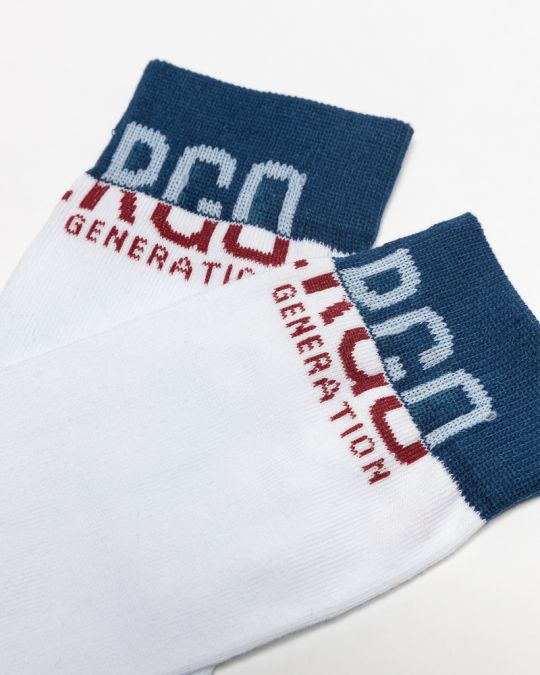 WHITE MEN'S SOCKS 1D25SS8052ZO8000