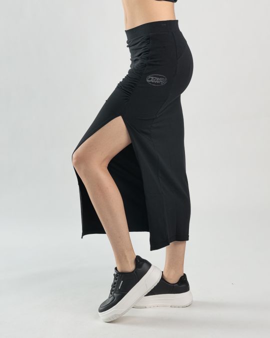 BLACK WOMEN'S SKIRT 2D25SS1560SK0205