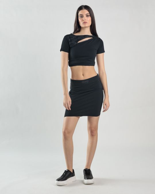 BLACK WOMEN'S SKIRT 2D25SS1561SK0205