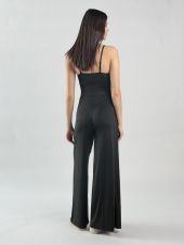 BLACK WOMEN'S OVERALLS