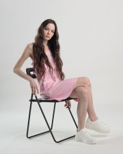 PINK WOMEN'S DRESS