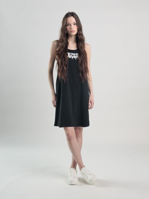 BLACK WOMEN'S DRESS 2D25SS9501DR0205
