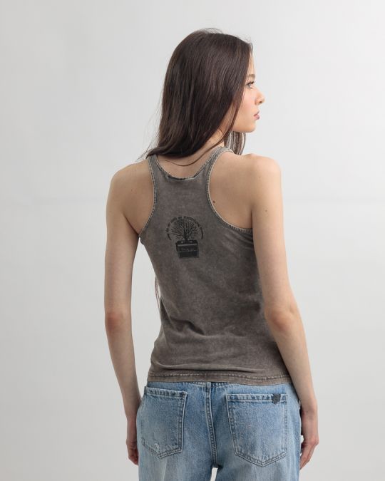 GREY WOMEN'S TOP 2D25SS4503SL0224