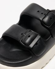 BLACK WOMEN'S SLIDES - SYDNEY