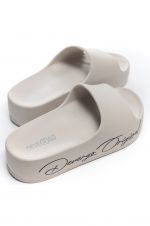 WHITE WOMEN'S SLIDES - DORIS NEW