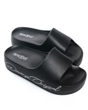 BLACK WOMEN'S SLIDES - DORIS NEW