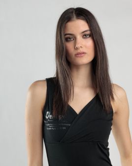 BLACK WOMEN'S TOP 2D25SS4501SL0205