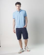 BLUE MEN'S T-SHIRT