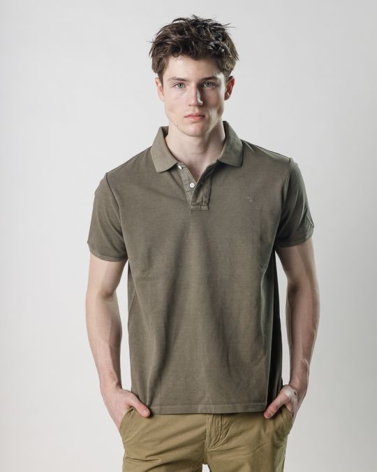 BROWN MEN'S T-SHIRT 1D25SS4009SS2406