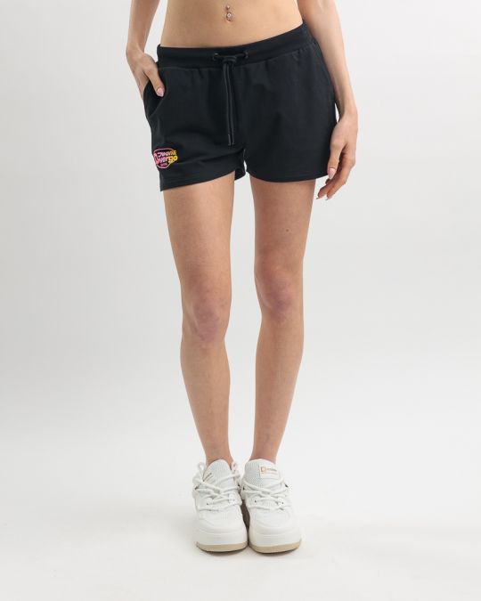 BLACK WOMEN'S SHORTS 2D25SS1552SP0705