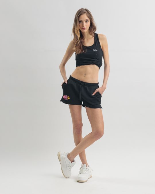 BLACK WOMEN'S SHORTS 2D25SS1552SP0705