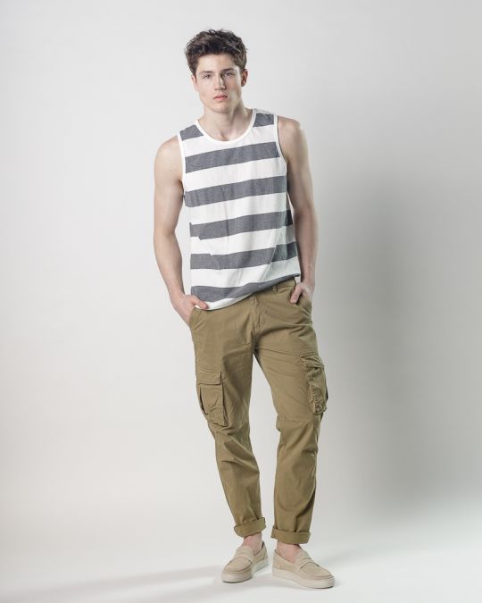 GREY MEN'S SINGLET 1D25SS4017SL0105