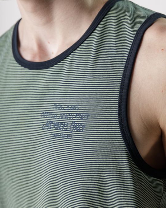 GREEN MEN'S SINGLET 1D25SS4014SL0106