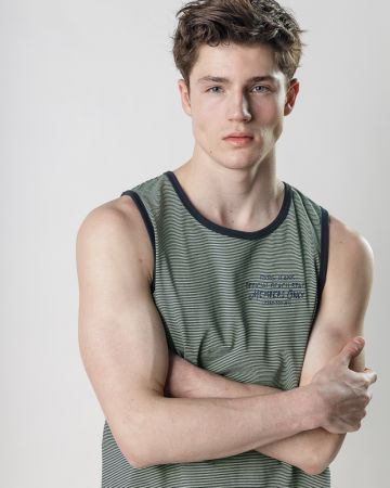 BLUE MEN'S SINGLET 1D25SS4014SL0106