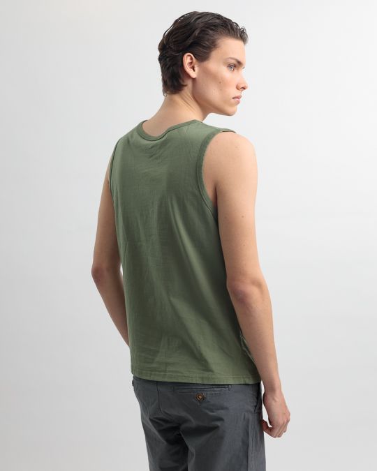 KHAKI MEN'S SINGLET 1D25SS4012SL0106