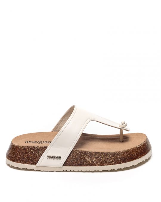 BEIGE WOMEN'S SLIDES - PATRICIA DE25SS2500PU BJ