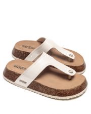 BEIGE WOMEN'S SLIDES - PATRICIA