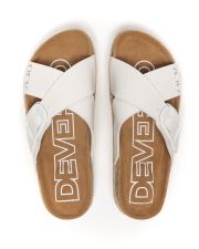 WHITE WOMEN'S SLIDES - RUBY