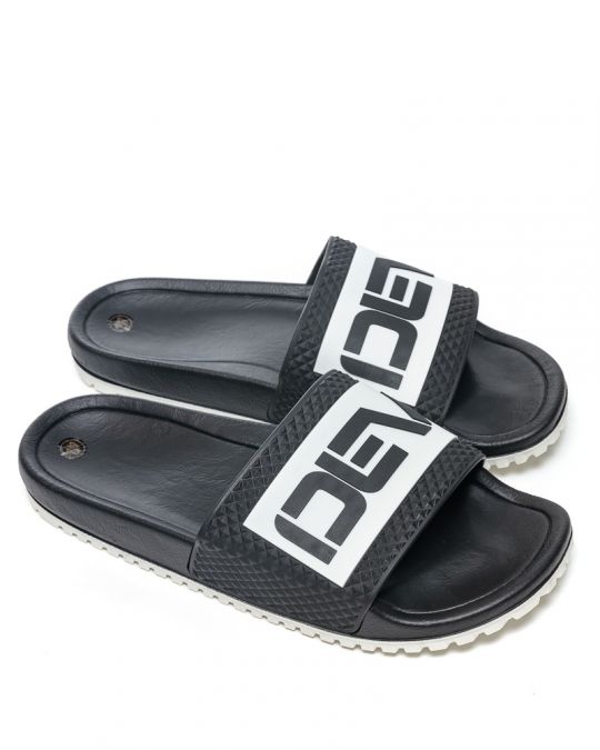 BLACK MEN'S SLIDES - ALFIE DE25SS2008TP RE