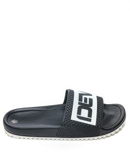 BLACK MEN'S SLIDES - ALFIE DE25SS2008TP RE