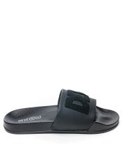 BLACK WOMEN'S SLIDES - CARAVELLA FROTTY