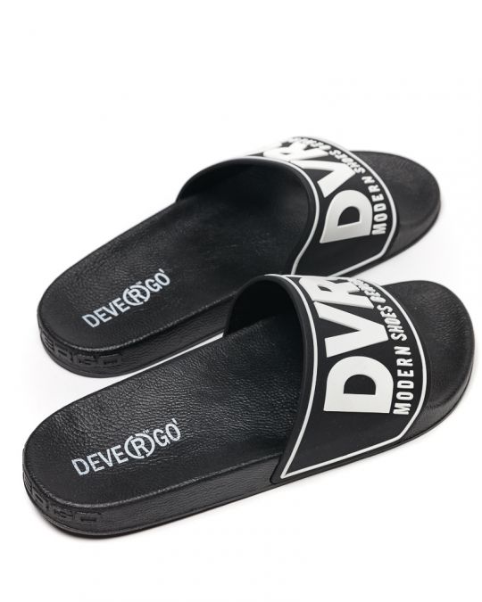 BLACK MEN'S SLIDES - BEACH DE25SS2018TP SY