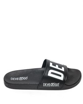 BLACK MEN'S SLIDES - CARAVEL DE25SS2026PU SY