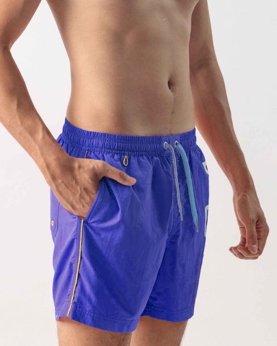 BLUE MEN'S BEACH SHORTS 1D25SS1053SP6000