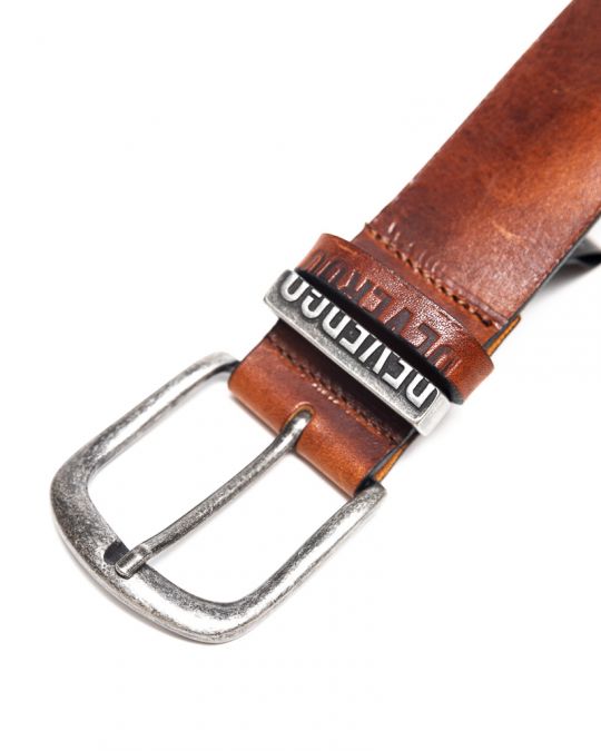 BROWN MEN'S LEATHER BELT 1D25FW8095BL2100