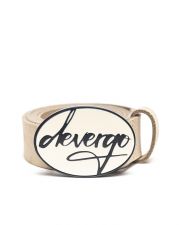 BEIGE WOMEN'S LEATHER BELT