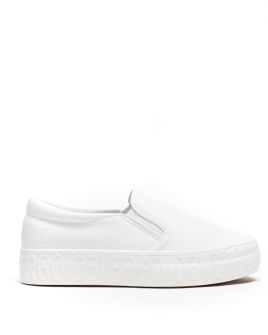 WHITE WOMEN'S SLIP-ON - HELIA PU DE25FW3515PU KD