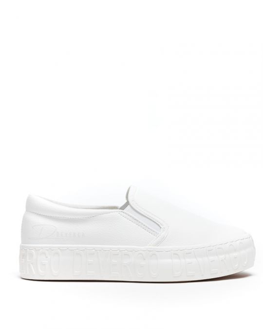 WHITE WOMEN'S SLIP-ON - HELIA PU DE25FW3515PU KD