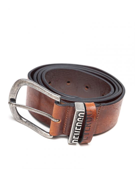 BROWN MEN'S LEATHER BELT 1D25FW8095BL2100