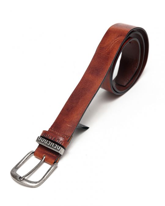 BROWN MEN'S LEATHER BELT 1D25FW8095BL2100