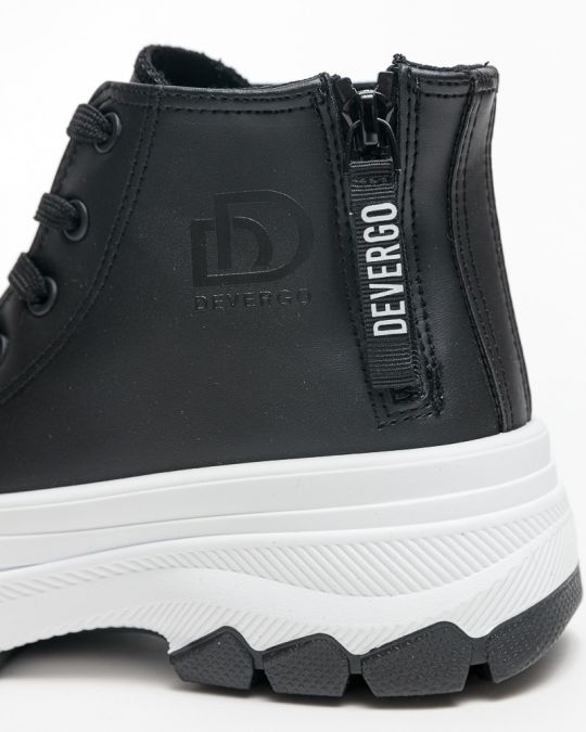 BLACK WOMEN'S SNEAKERS - ROBIN DE25FW3519PU KD