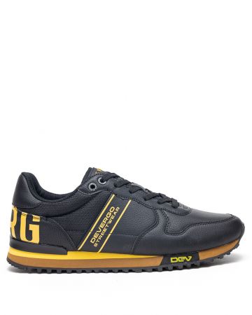 BLACK MEN'S SNEAKERS - TYRON DE25FW4006PU HI