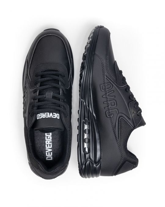 BLACK MEN'S SNEAKER - DRAGON DE25FW4014PU DR