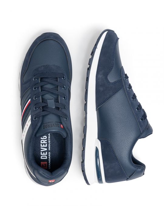 BLUE MEN'S SNEAKERS - VALDES DE25FW4038PU HI