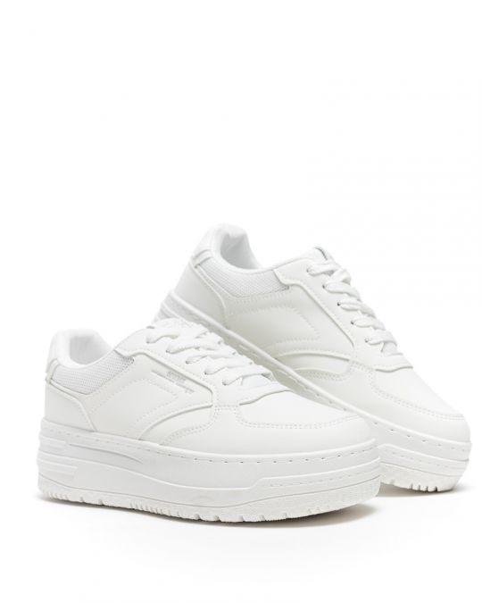 WHITE WOMEN'S SNEAKERS - HANNA DE25FW5512ME UL