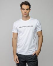 WHITE MEN'S SHORT SLEEVE T-SHIRT