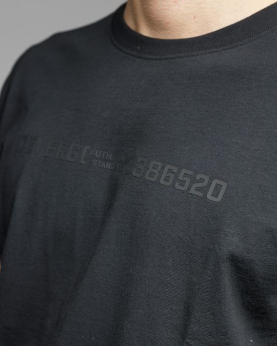 BLACK MEN'S SHORT SLEEVE T-SHIRT 1D25FW4049SS0105