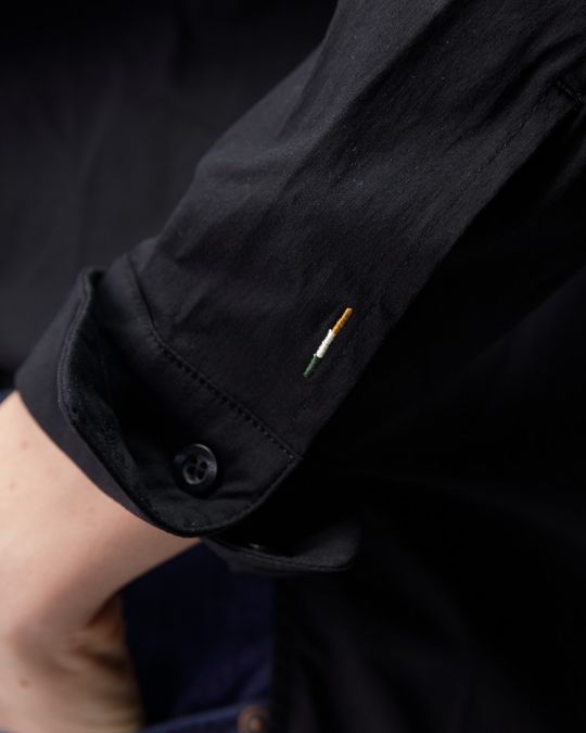 BLACK WOMEN'S LOOSE SHIRT 2D25FW5500LS1305