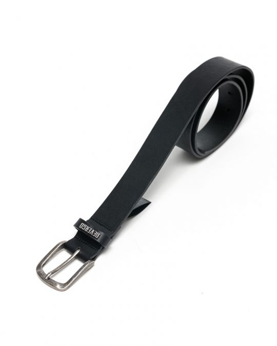 BLACK MEN'S LEATHER BELT 1D25FW8090BL2100