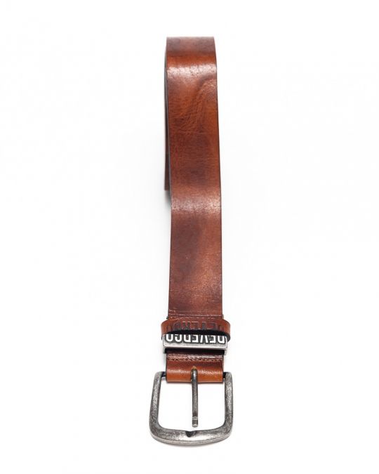 BROWN MEN'S LEATHER BELT 1D25FW8095BL2100
