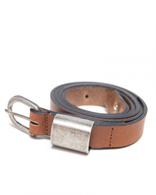 BROWN WOMEN'S LEATHER BELT 2D25FW8582BL2100