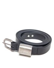 BLACK WOMEN'S LEATHER BELT