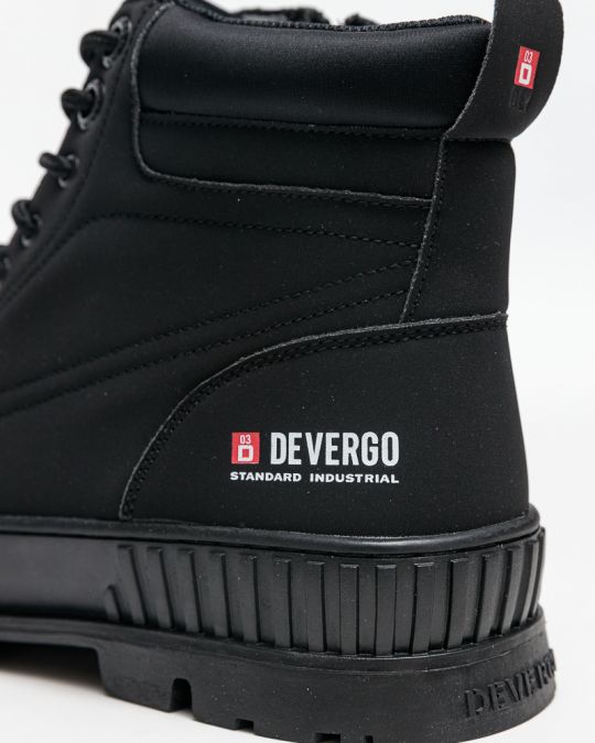 BLACK MEN'S BOOTS - BERLIN CUP DE25FW1070CU HI