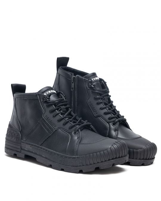 BLACK MEN'S BOOTS - BENSEN DE25FW8011PU HI