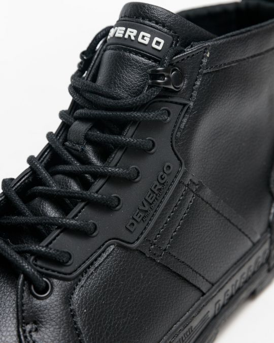 BLACK MEN'S BOOTS - BENSEN DE25FW8011PU HI