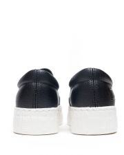 BLACK WOMEN'S SLIP-ON - HELIA PU